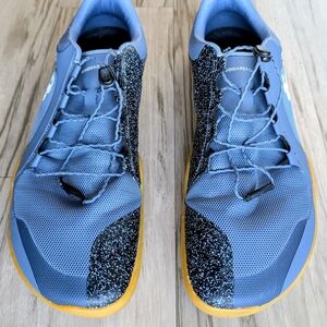 Vivo Barefoot Blue Athletic Shoes with Yellow Sole